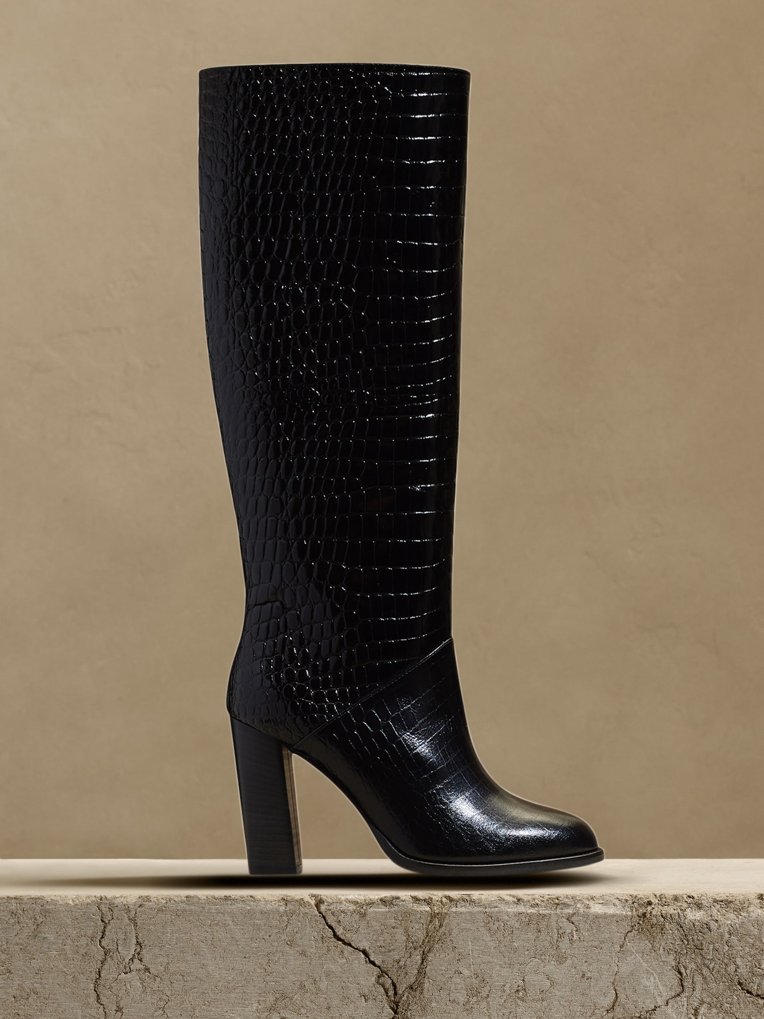 Lorca Leather Boot | Banana Republic