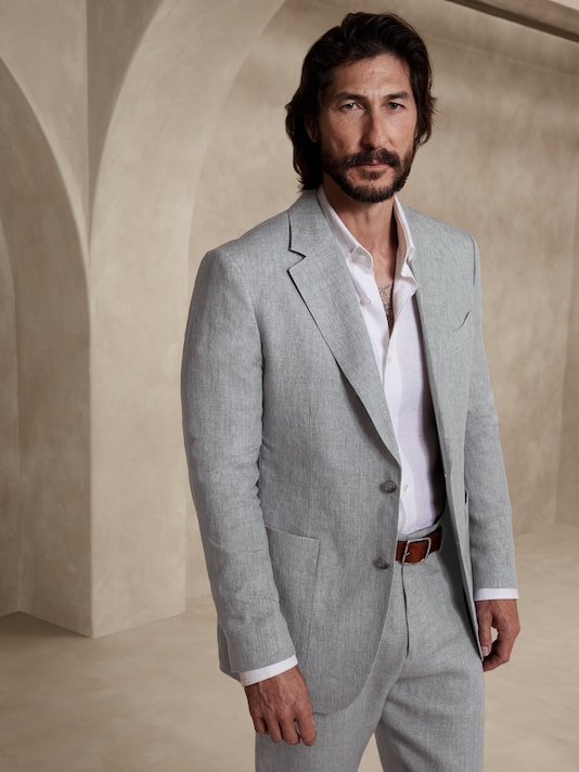 Rene Linen Suit Jacket