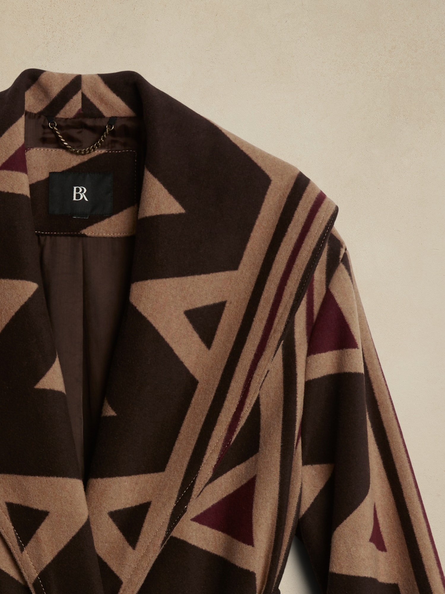 Vilama Print Coat | Banana Republic