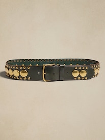 Treccia Braided Leather Waist Belt