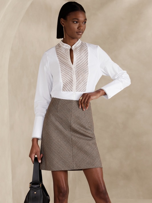 Josefa Tuxedo Shirt