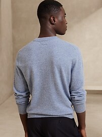 Alta Cashmere Crew-Neck Sweater | Banana Republic