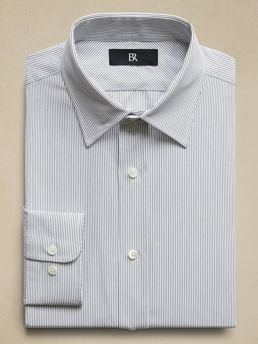 White poplin hot sale dress shirt