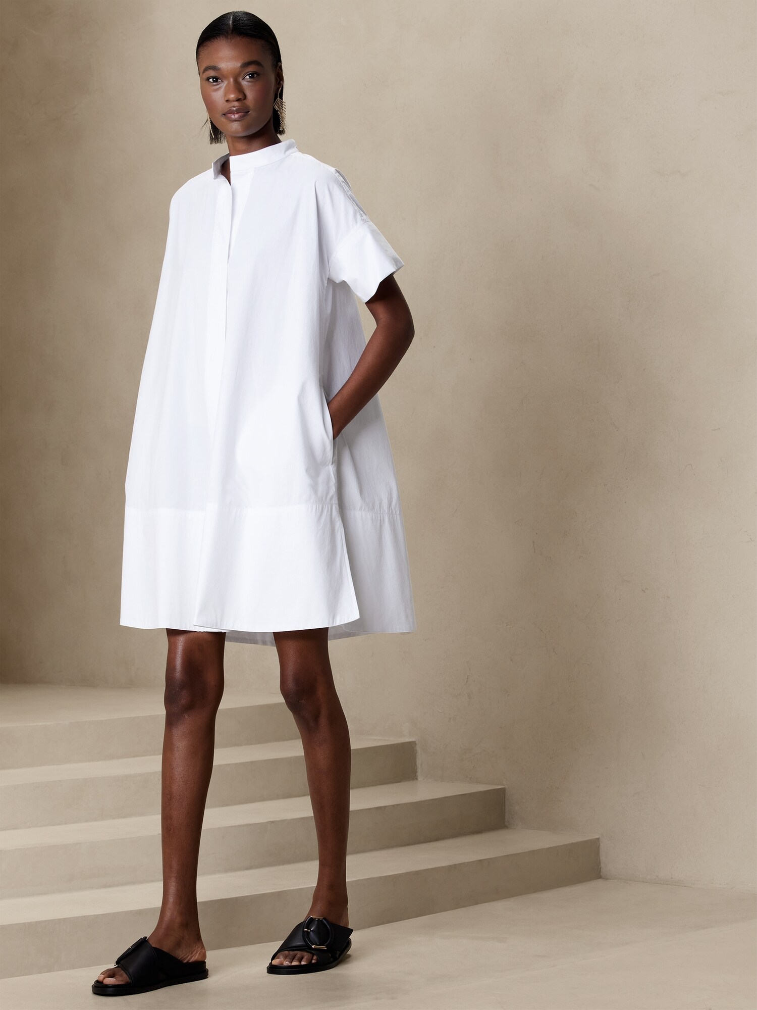 Rhyah Poplin Mini Dress