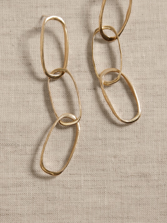 Heirloom Link Earrings | Aureus + Argent