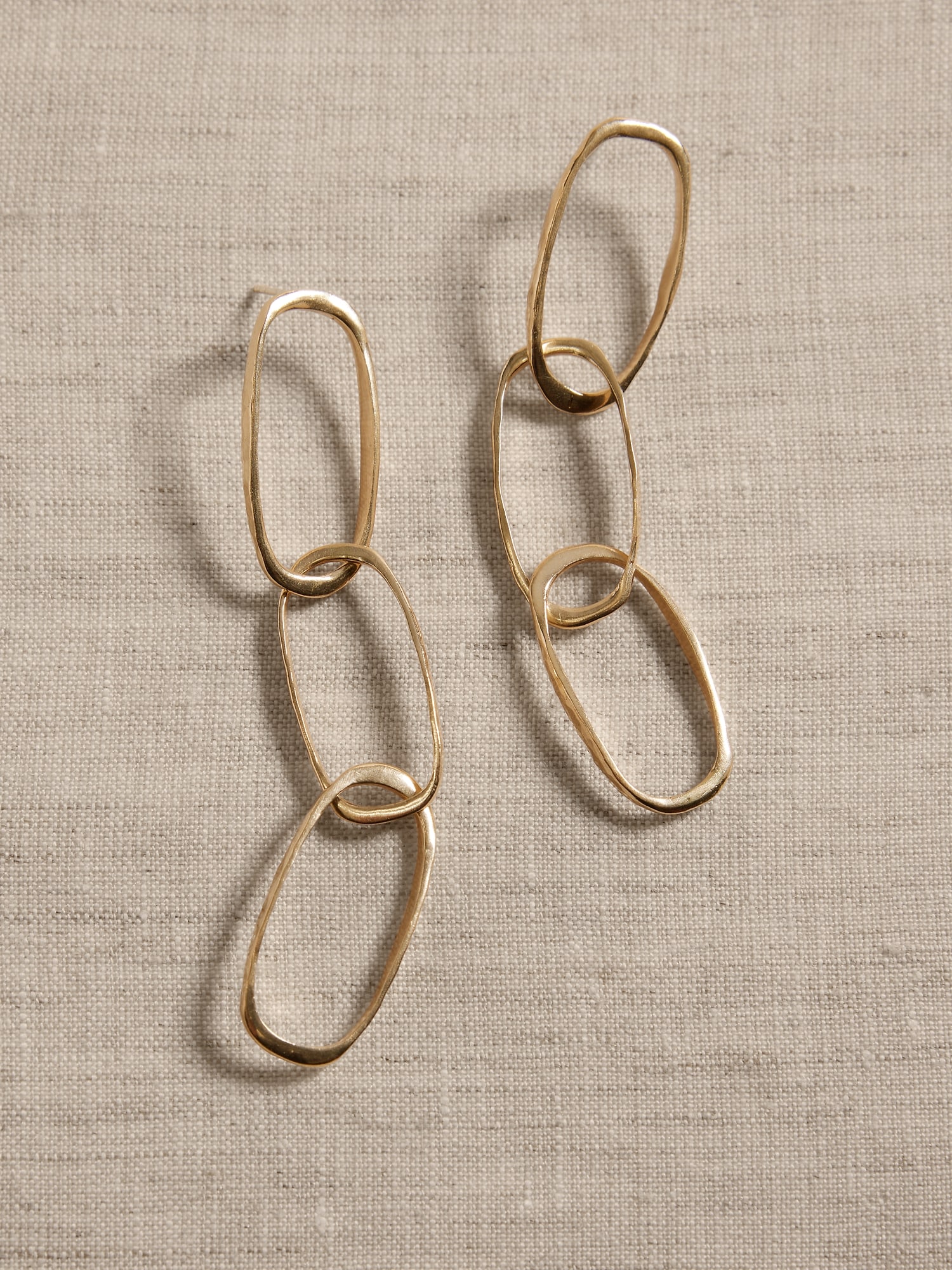 Heirloom Link Earrings &#124 Aureus + Argent