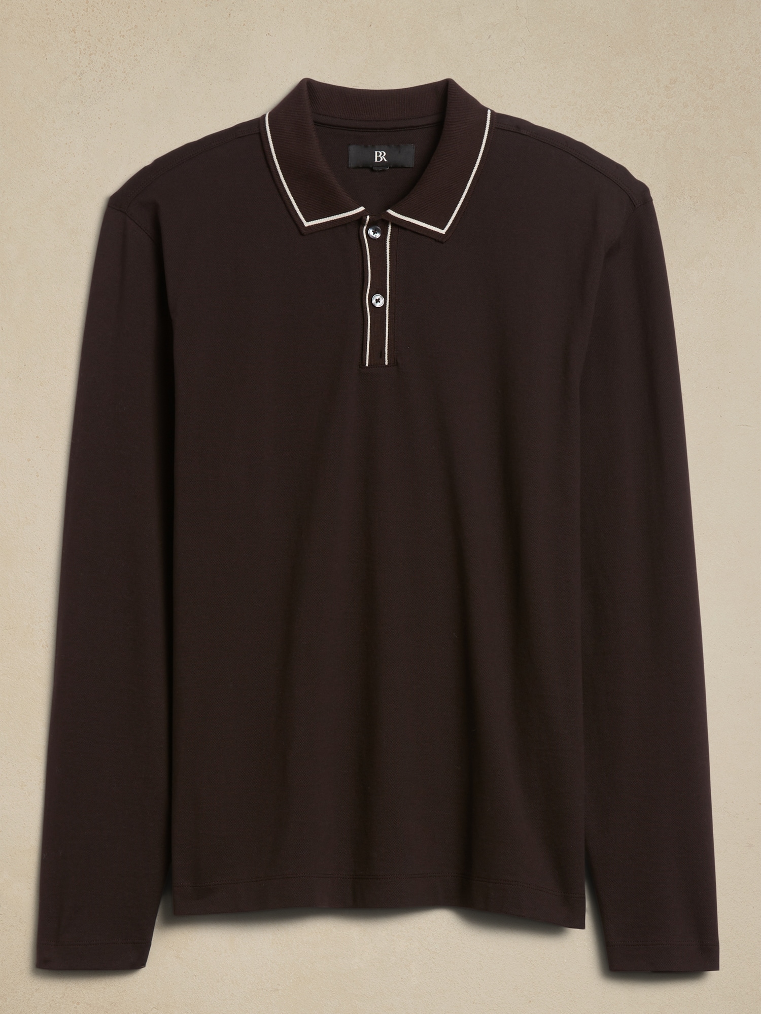 Banana republic long sleeve 2025 polo