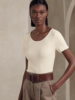 Ravello Leather Waist Belt | Banana Republic
