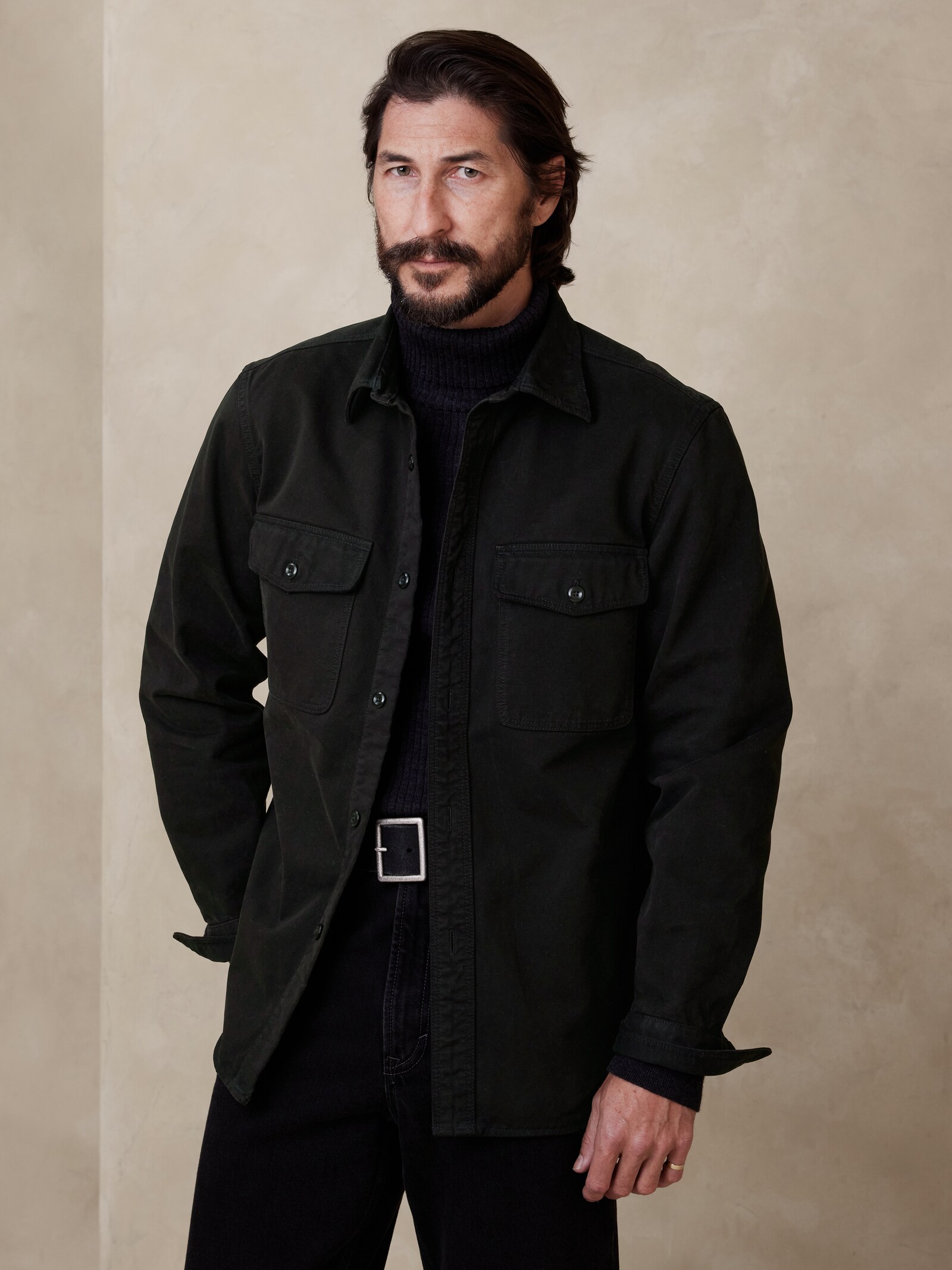 ジャケット・アウター Y's DUNGAREE TWILL ASYMME SHIRT JACKET 2 cn53978723.png