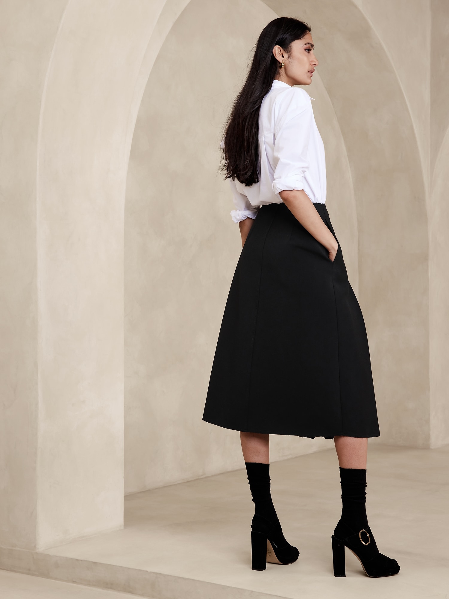 Aya Midi Skirt