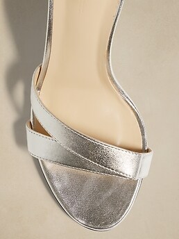 Banana republic silver on sale shoes