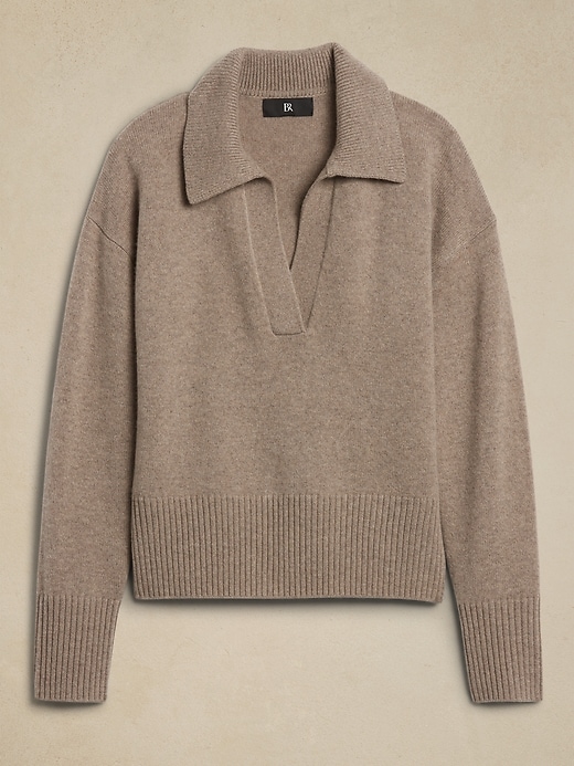 Luna Cashmere Sweater Polo | Banana Republic