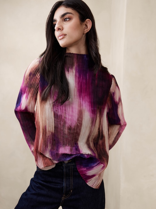 Blanche Pleated Top
