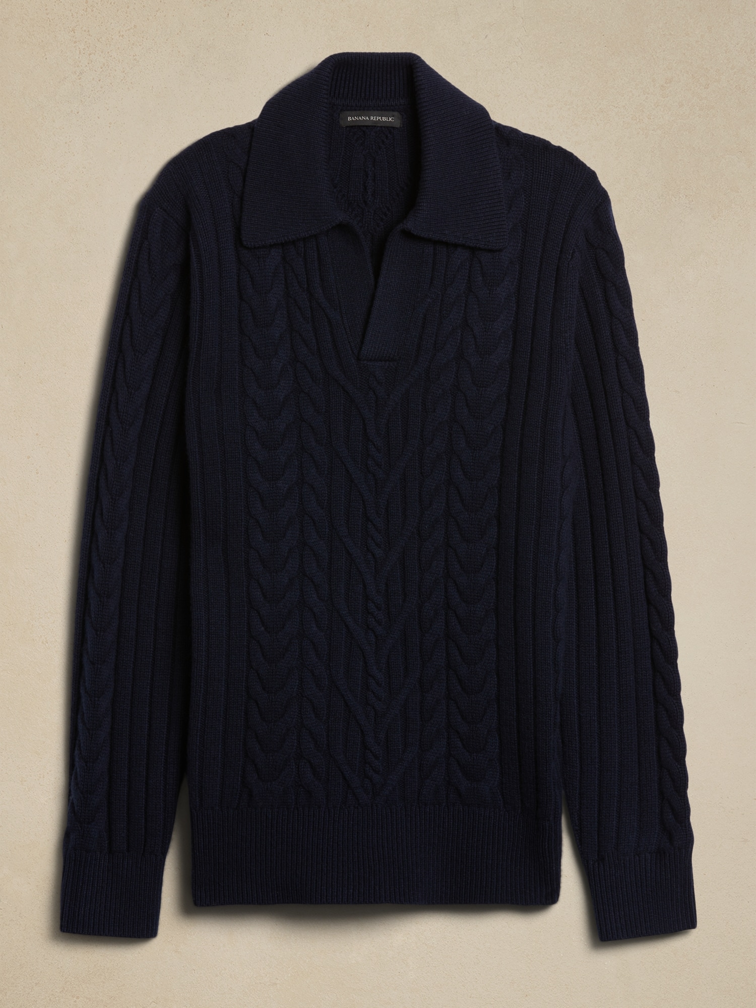 Lucas Wool-Cashmere Cable Sweater