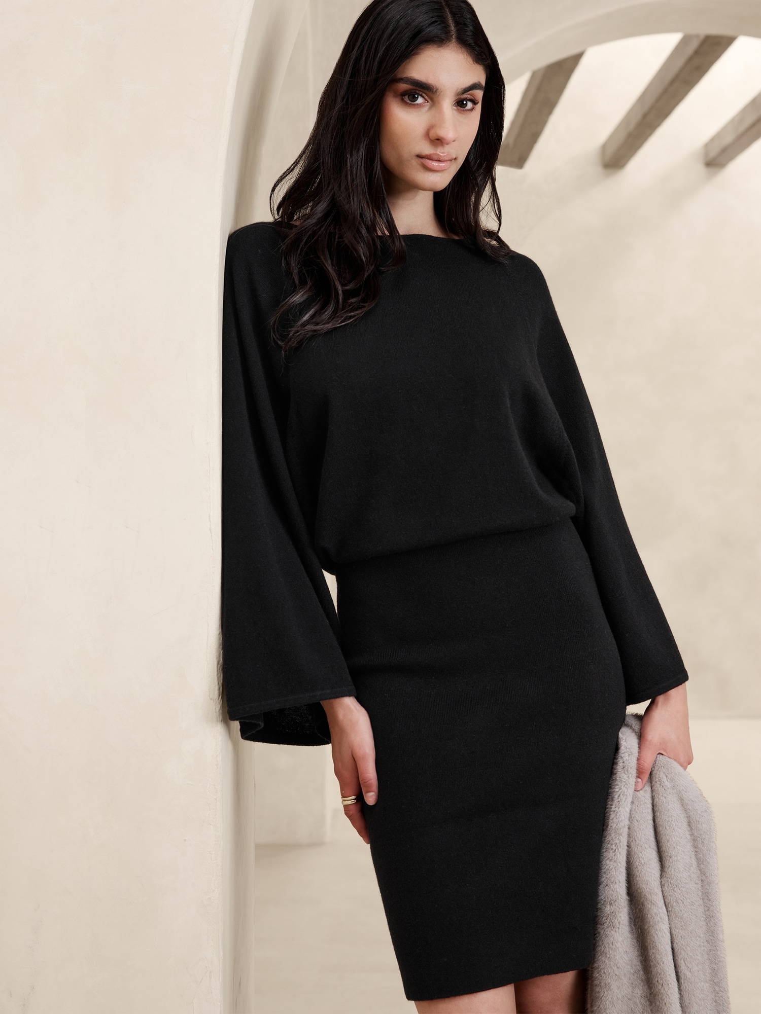 Bethel Merino-Cashmere Sweater Dress