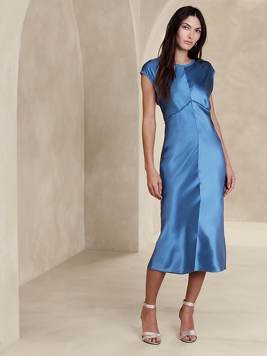 Claudette Silk Midi Dress