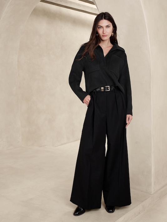 Aike Wool-Blend Shirt
