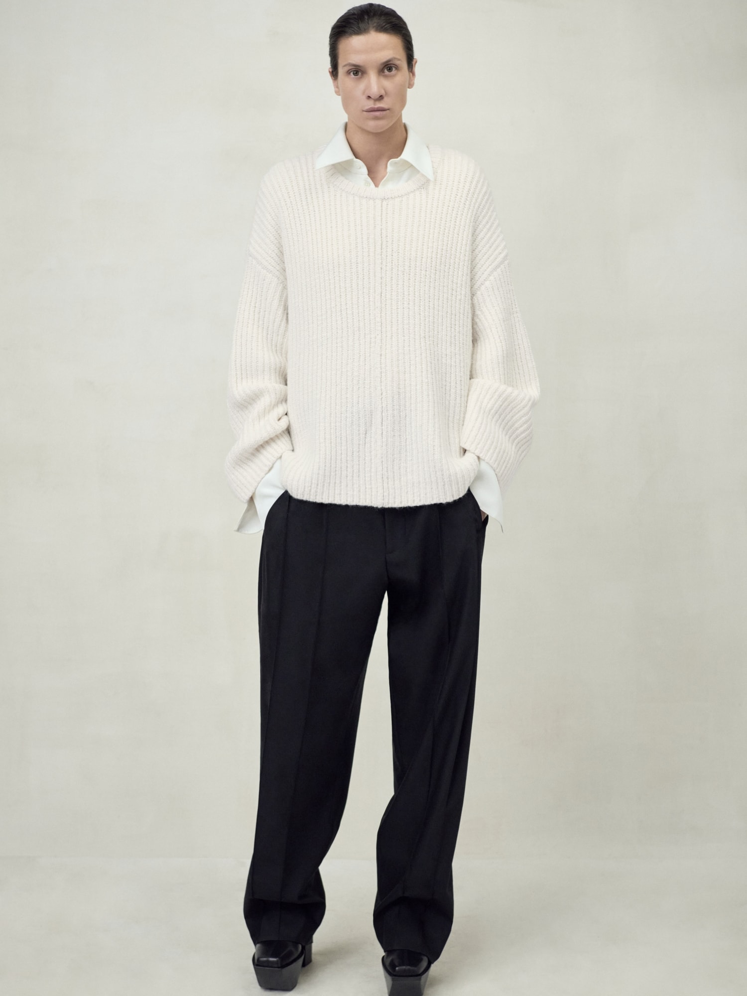 BR x Peter Do Banana Intarsia Sweater | Banana Republic