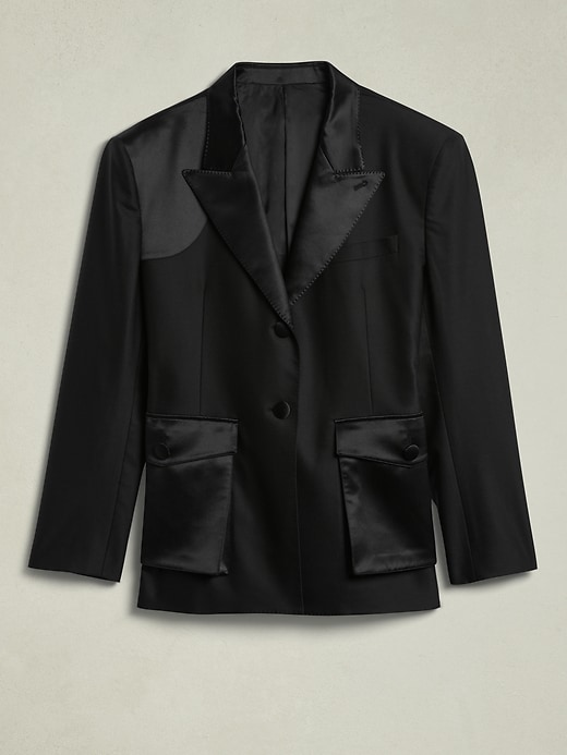 BR x Peter Do Tuxedo Utility Blazer