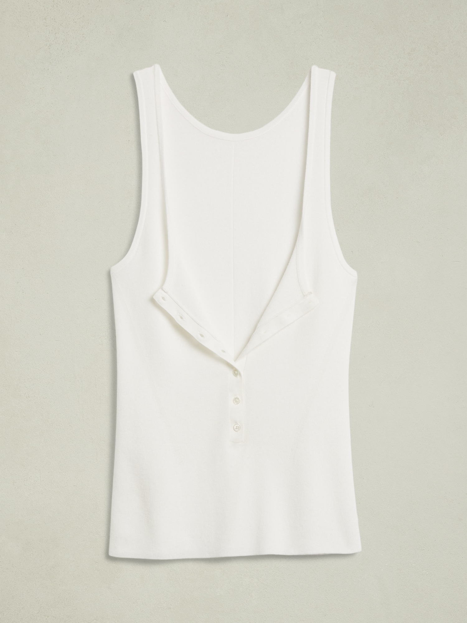 Camisole henley en tricot BR x Peter Do