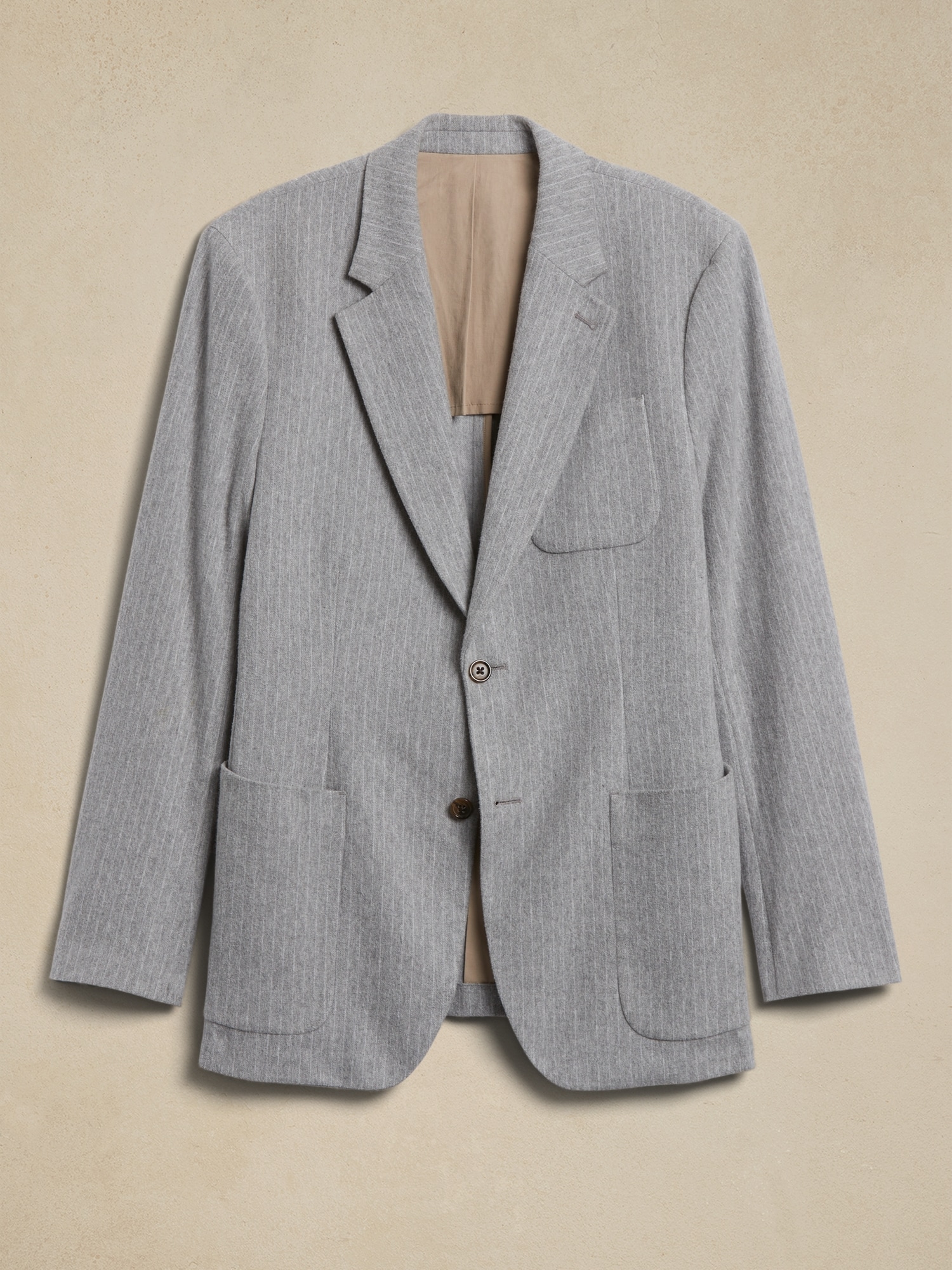 Acosta Italian Flannel Suit Jacket