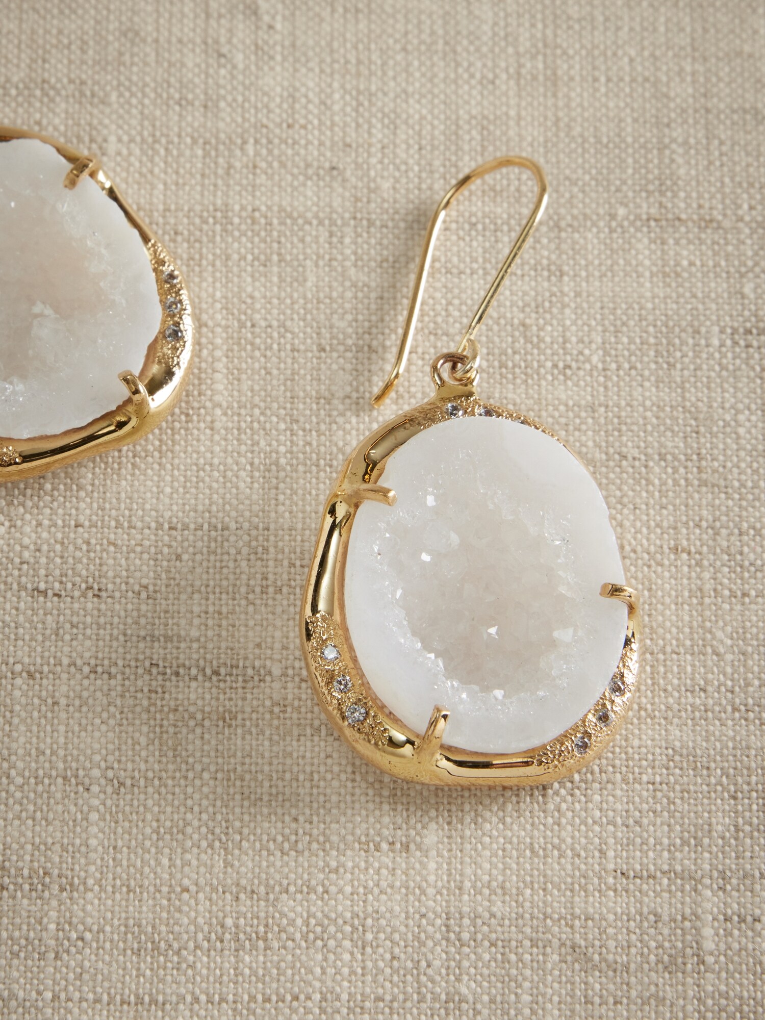 Lyric Quartz Dangle Earrings Aureus + Argent Banana Republic