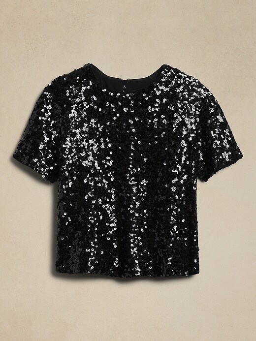 Banana republic sequin top online