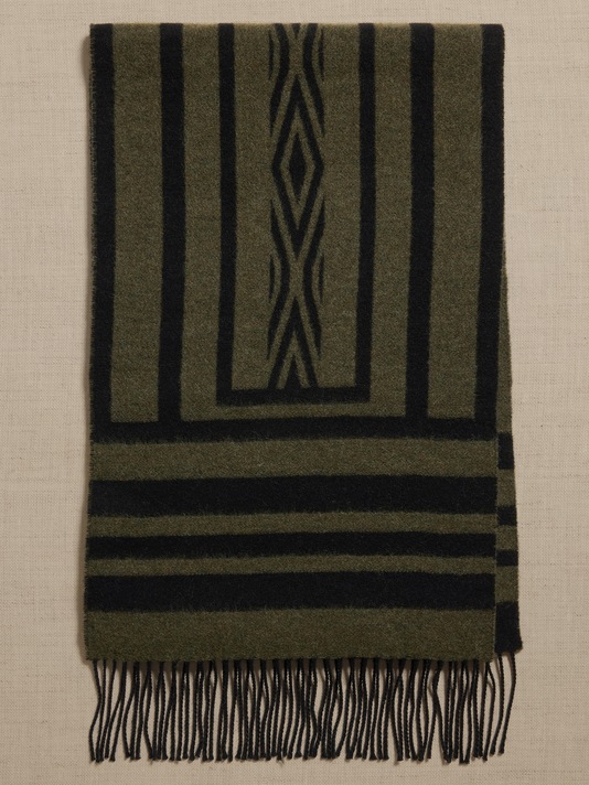 Elias Wool-Blend Scarf