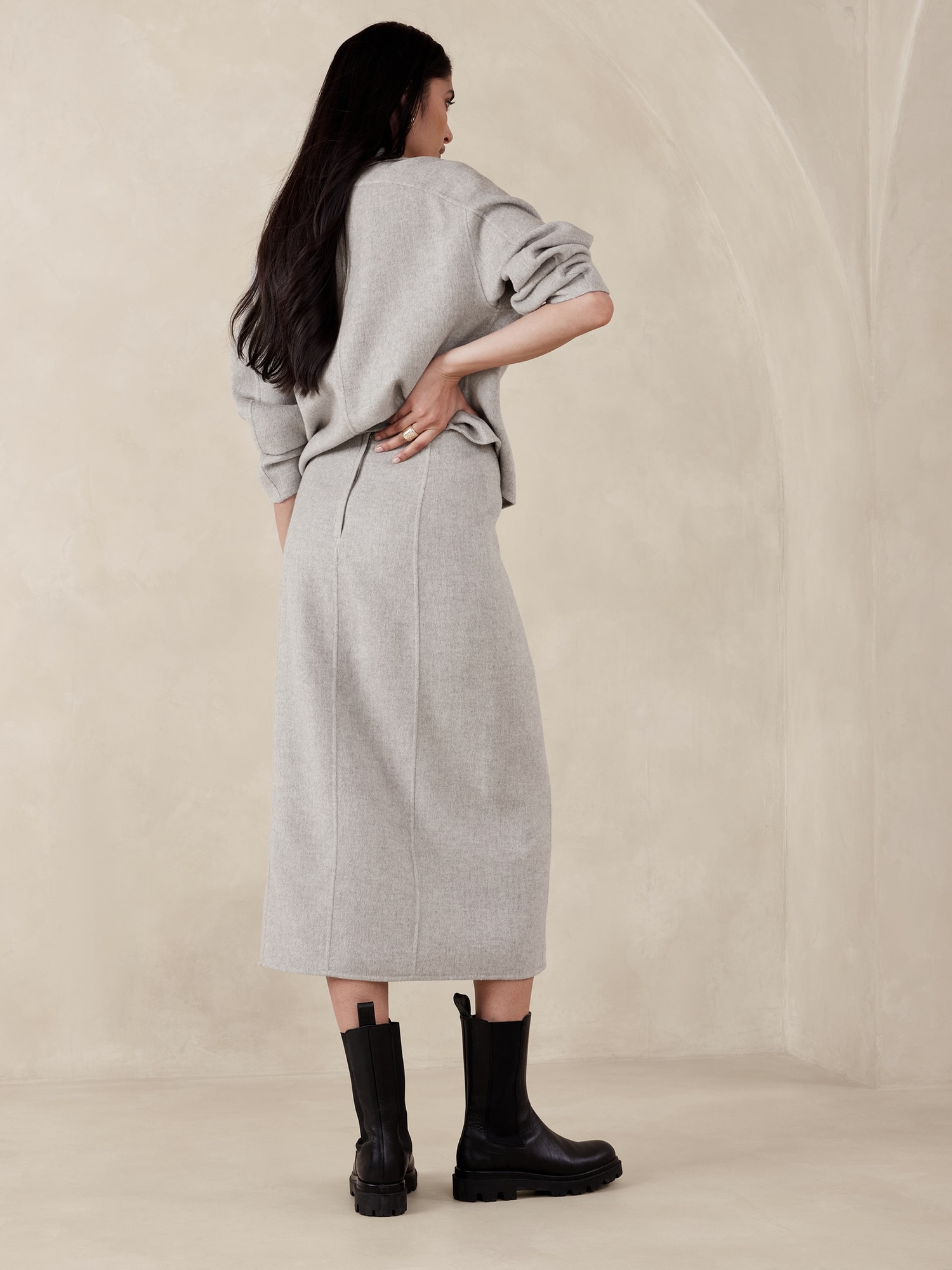 Shop the Latest in Women's Fashion Wool blend skirt