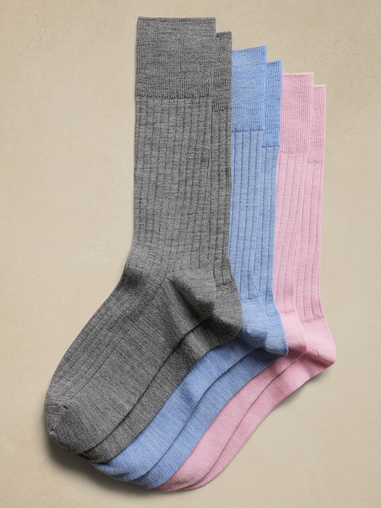 Breath Merino 3 Pack Trouser Socks