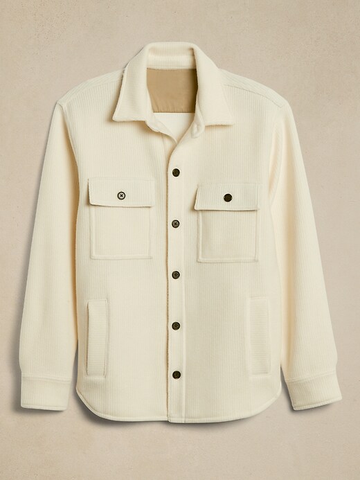 Stephan Ribbed Shirt Jacket