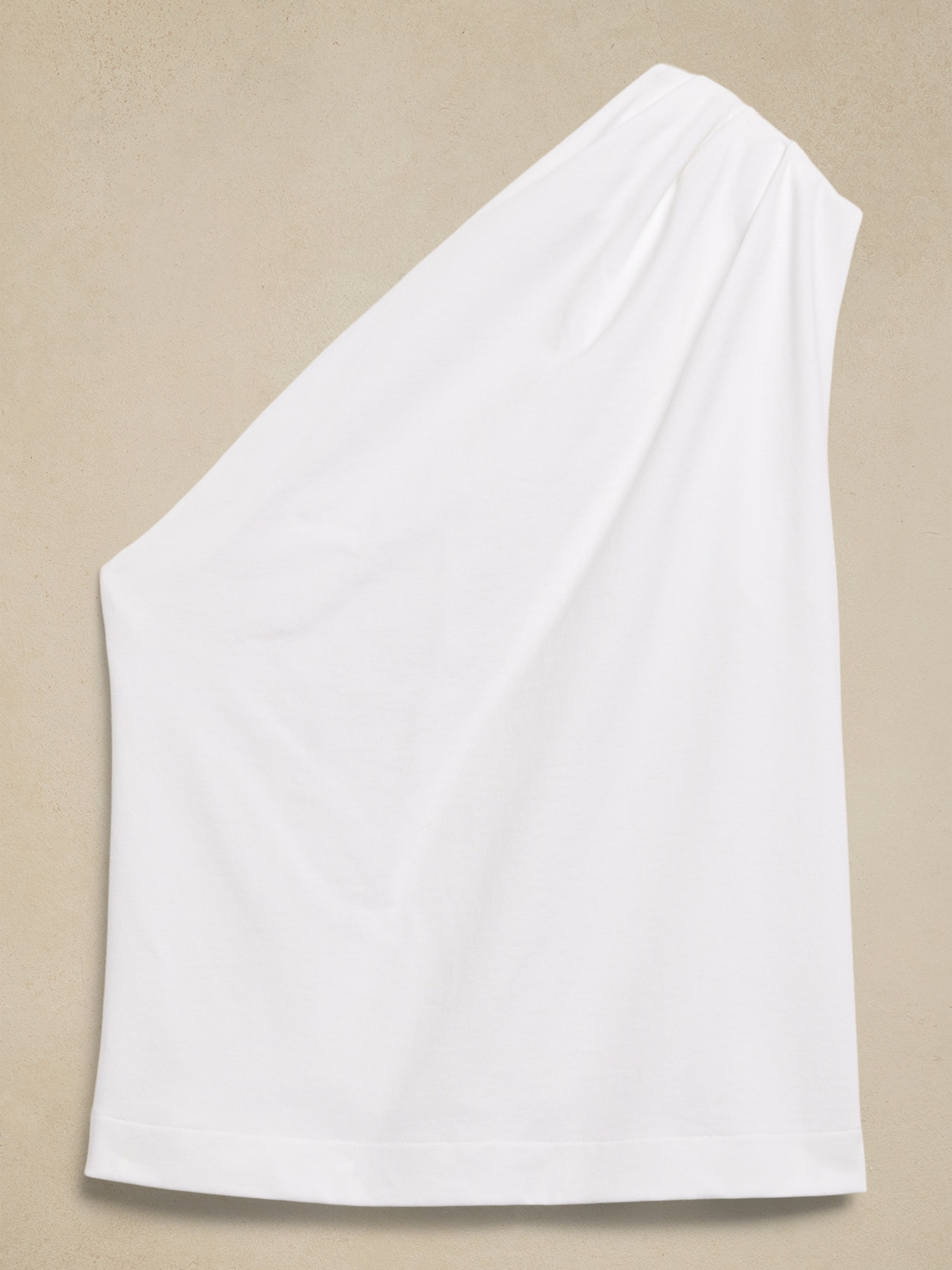 Camisole asymétrique en coton épais