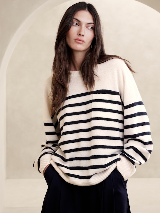 Caro Oversized Lightweight Cashmere Sweater