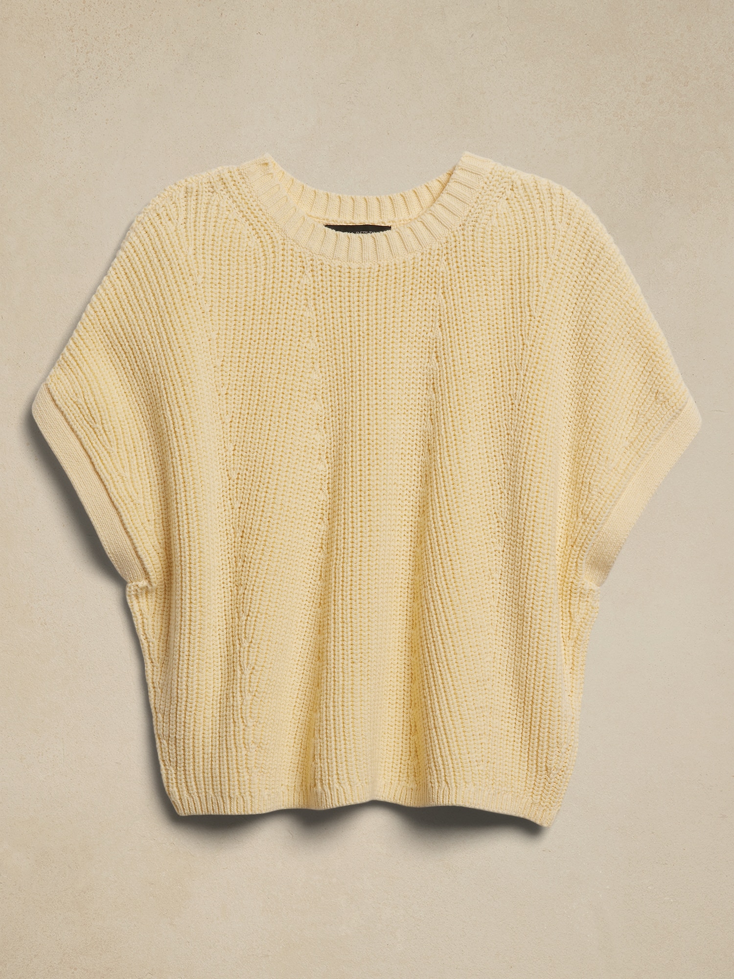 Julia Cotton Cropped Sweater Vest