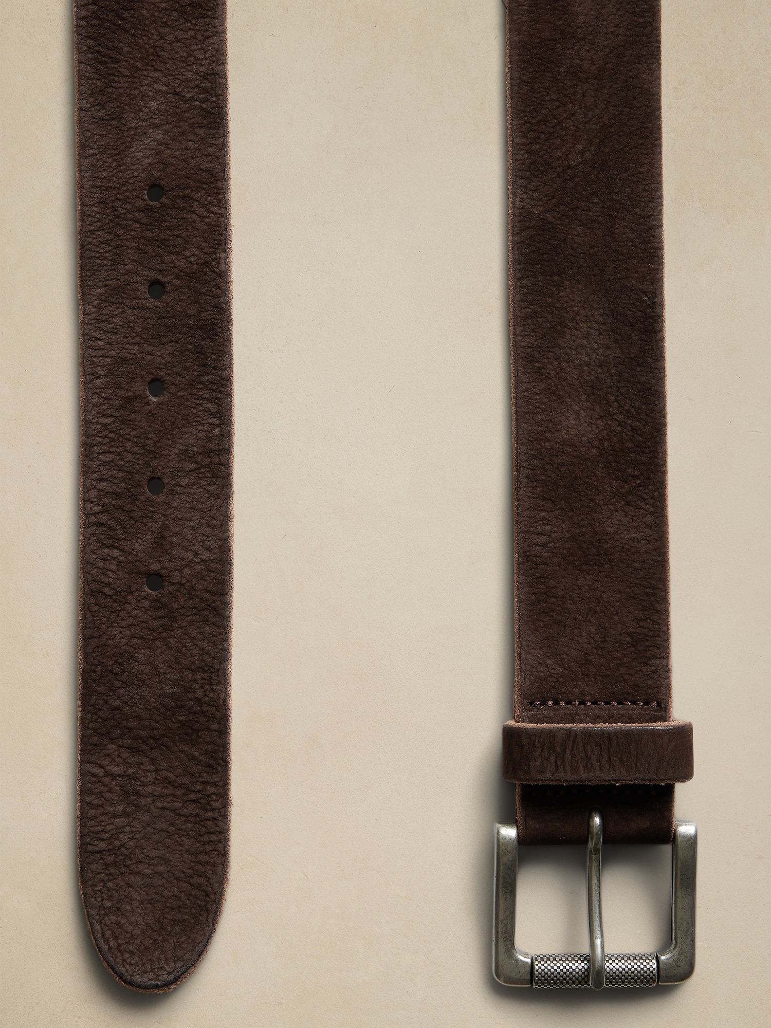Marin Nubuck Leather Belt