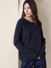 Hannah Ribbed Crew-Neck Sweater