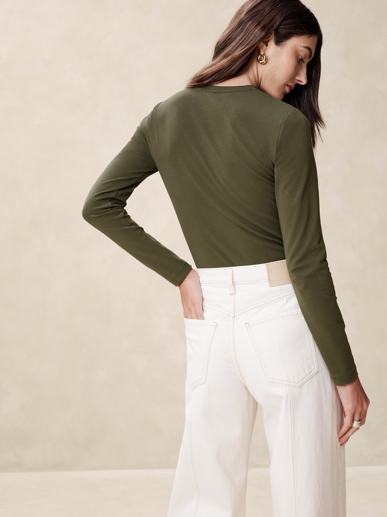 Image number 5 showing, Refined Crew-Neck T-Shirt