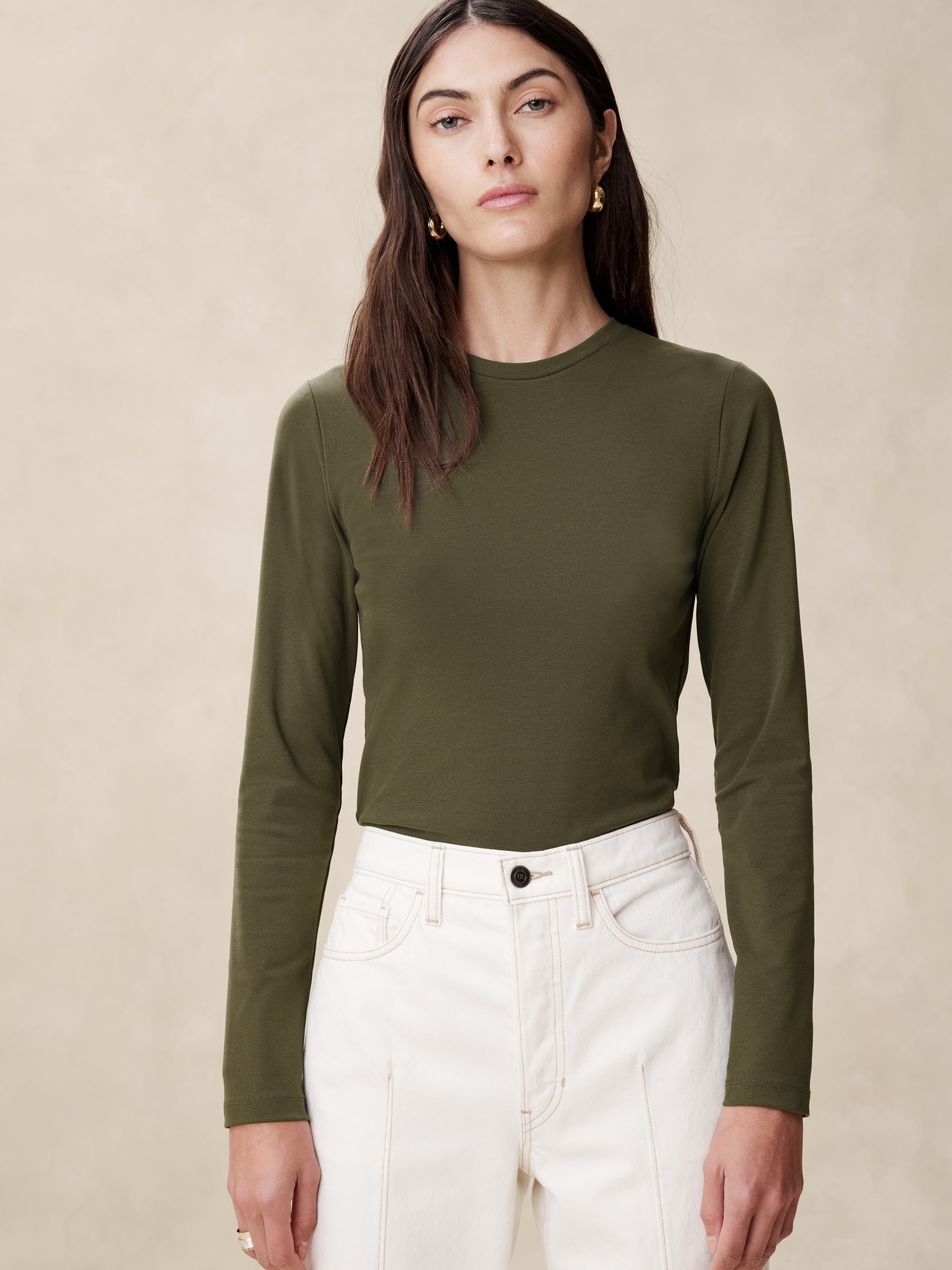 Image number 6 showing, Refined Crew-Neck T-Shirt