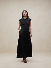 Banana republic paneled maxi dress online