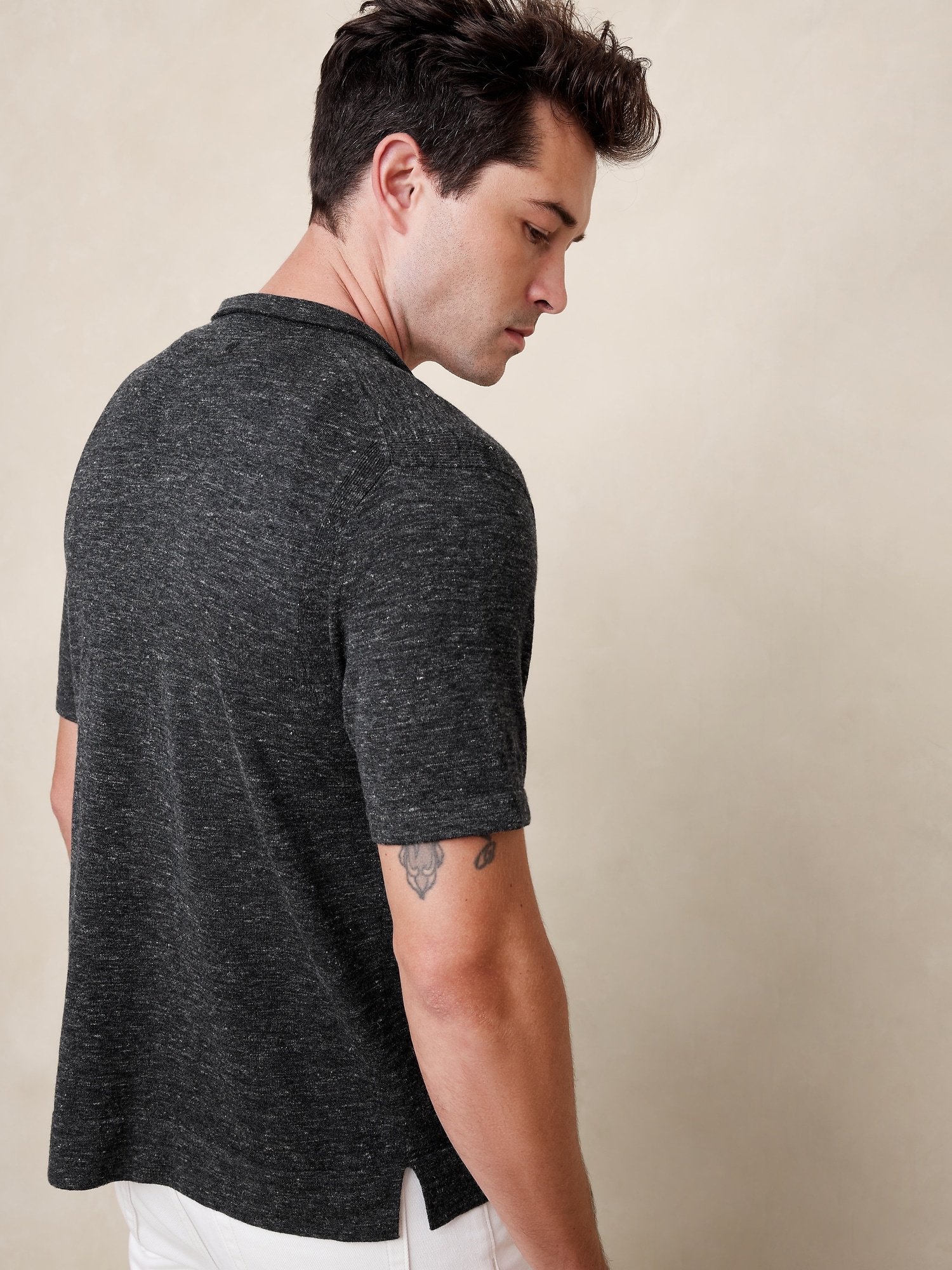 Lightweight Merino-Linen Resort Shirt
