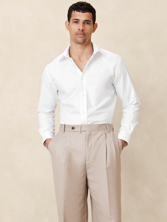 Slim Wrinkle-Resistant Dress Shirt