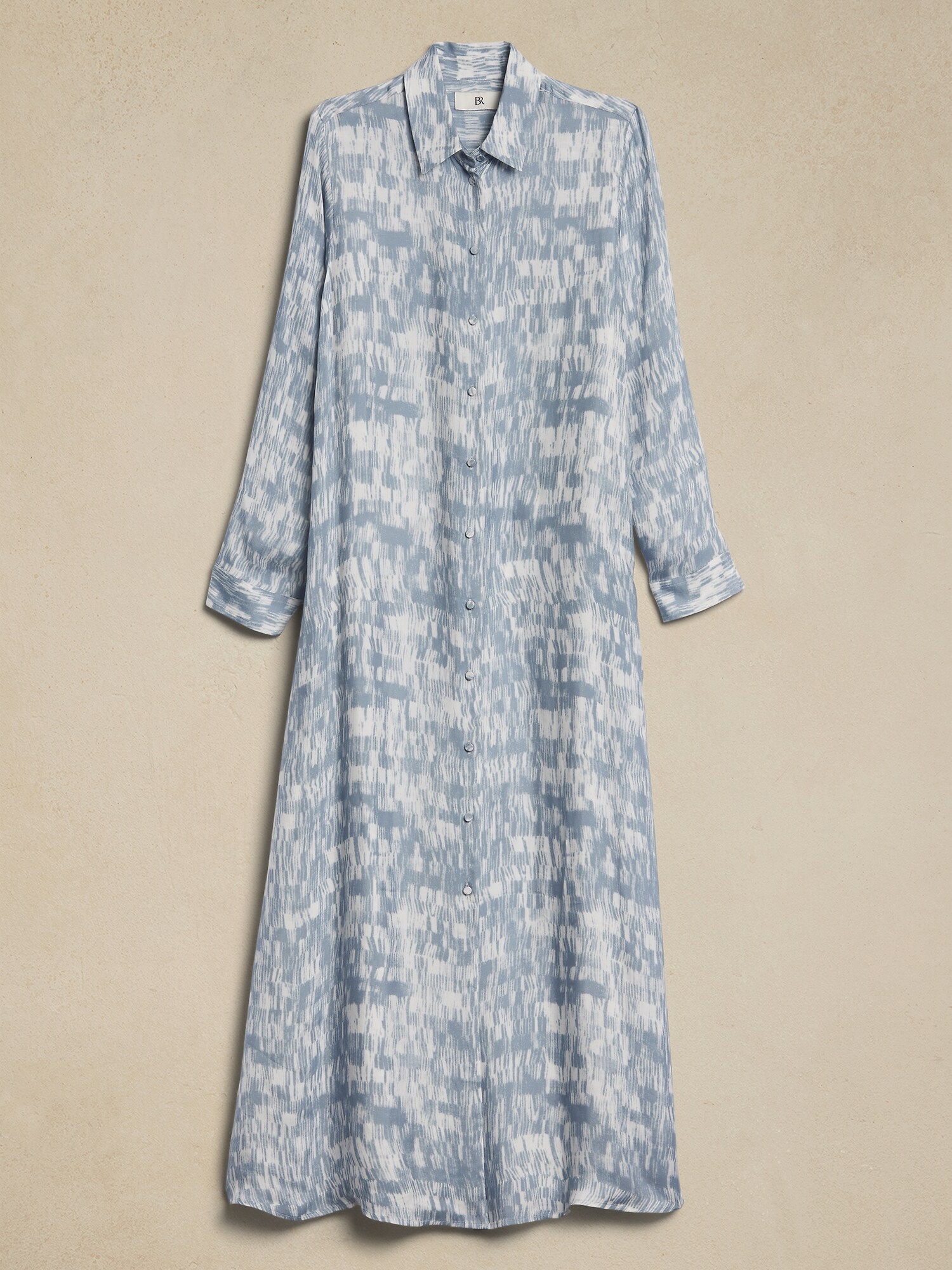 Soft Shirt Dress in Silk Twill, Women's Dresses