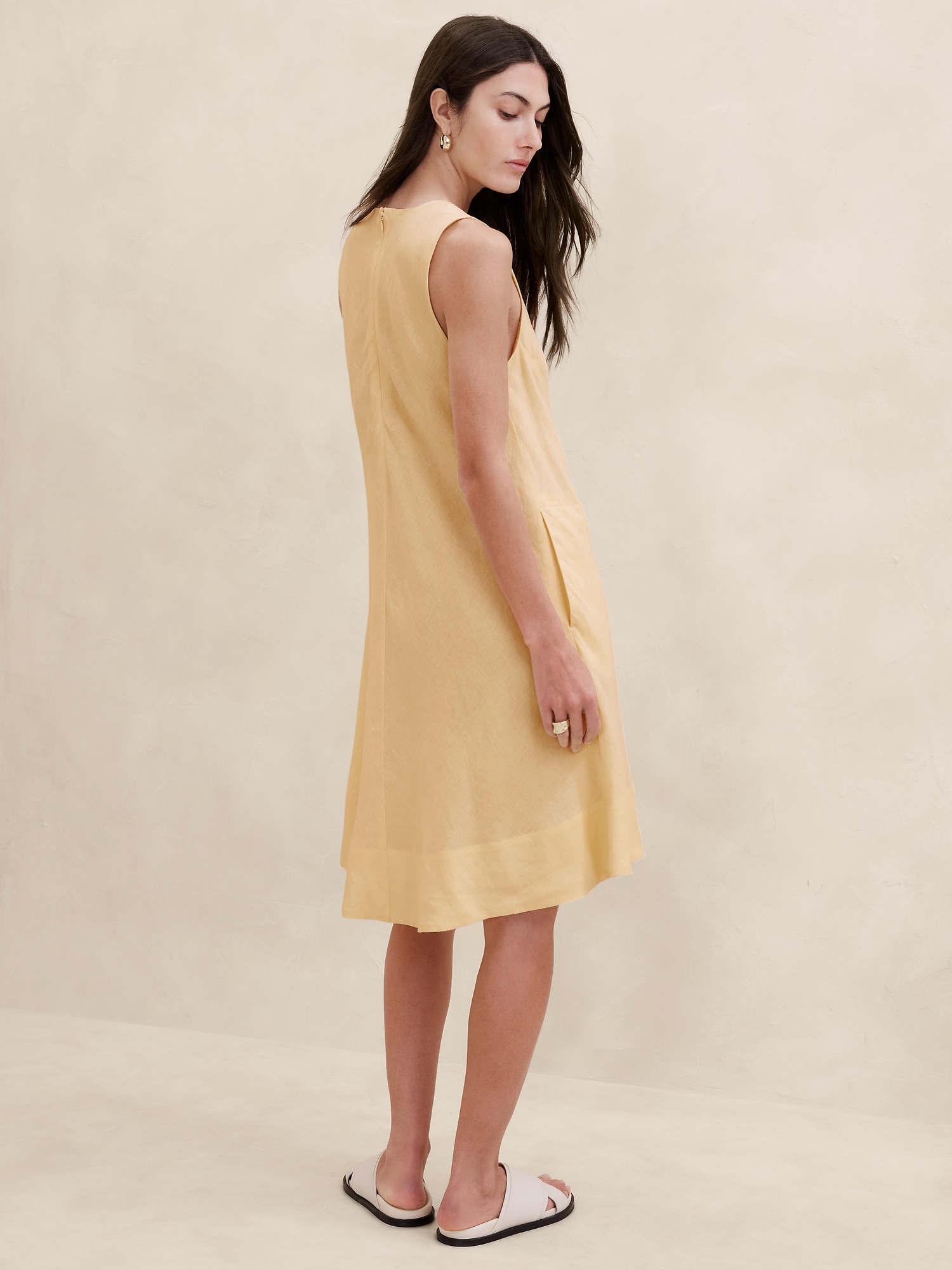 Ava Linen Mini Dress