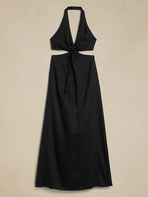 Charlize Linen Midi Dress