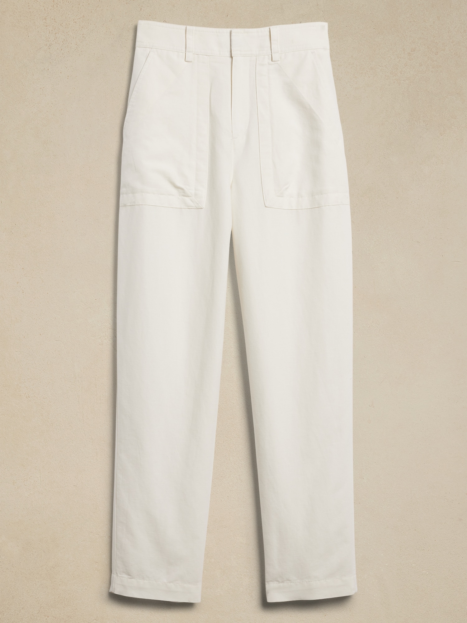 Mya Cotton-Linen Cargo Pant