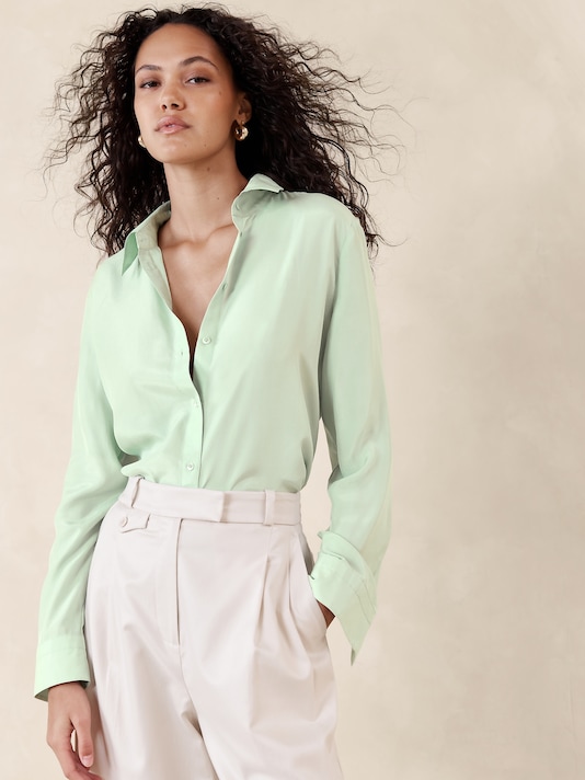The Perfect Mulberry Silk Shirt