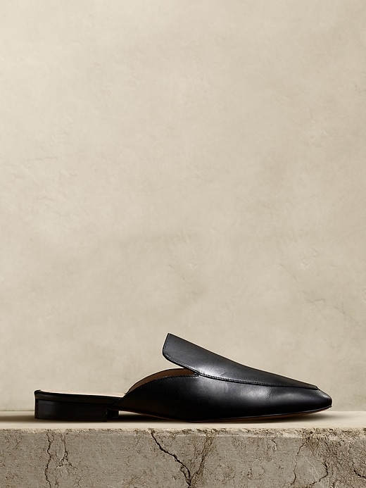 Bond Leather Mule Banana Republic