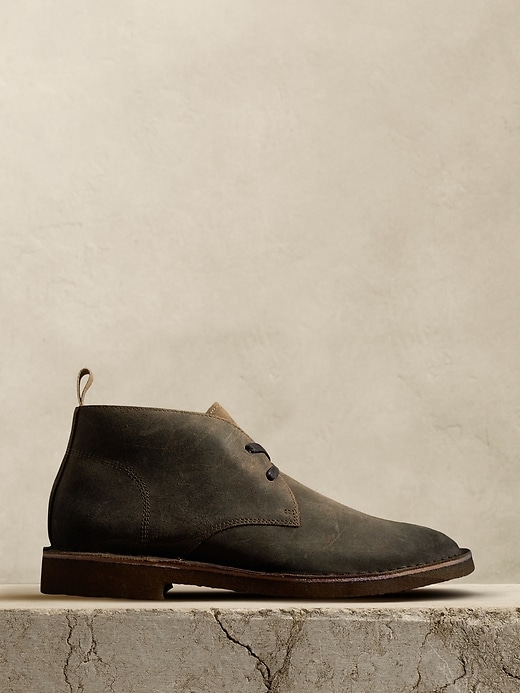 Brendt Leather Chukka Boot with Crepe Sole