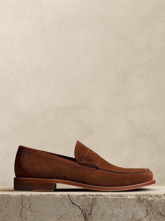 Asher Suede Penny Loafer