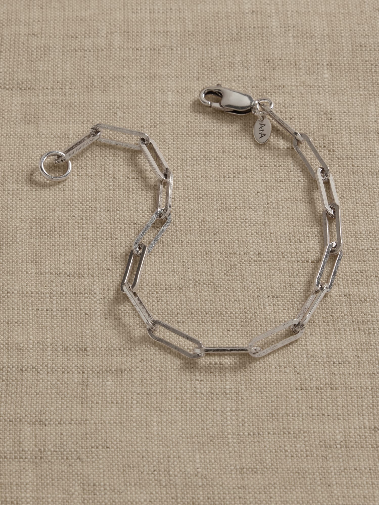 Ravena Paperclip Chain Bracelet | Aureus + Argent